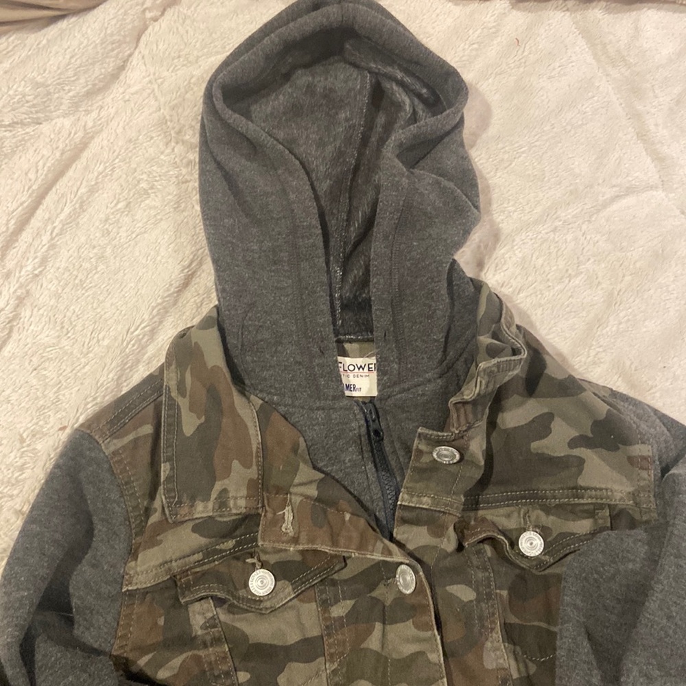 WallFlower denim/hoodie jacket